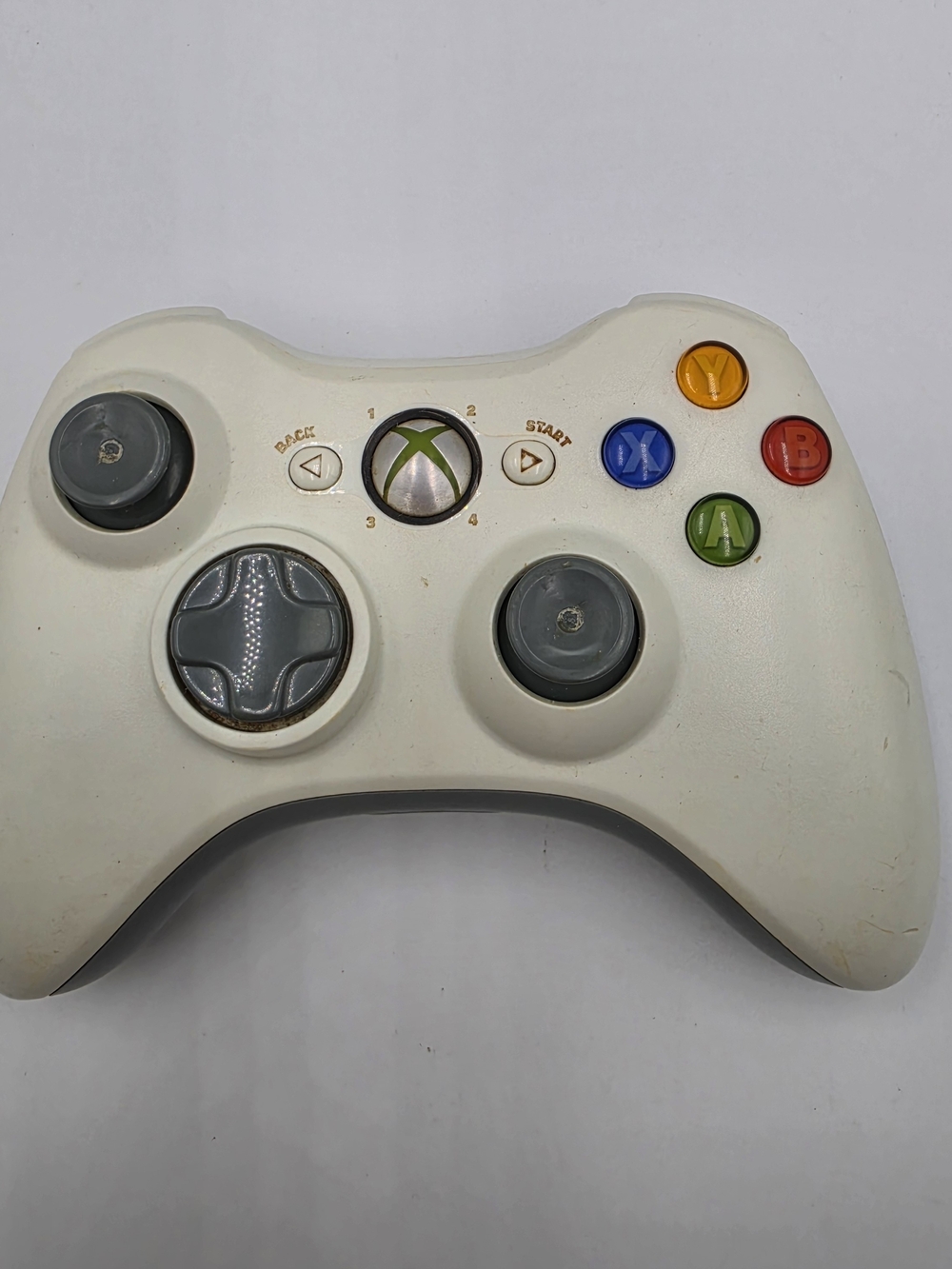 Microsoft Xbox 360 Wireless Controller White Model 1403 OEM Genuine